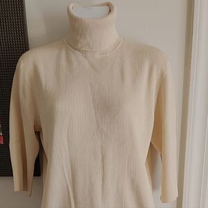 Lauren Ralph Lauren Beige Turtleneck Sweater